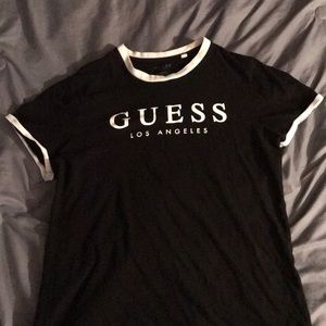 Black and white Guess T Shirt